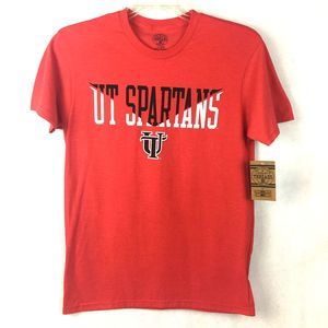 New Red UT Spartans T-shirt With Tags. Size M.